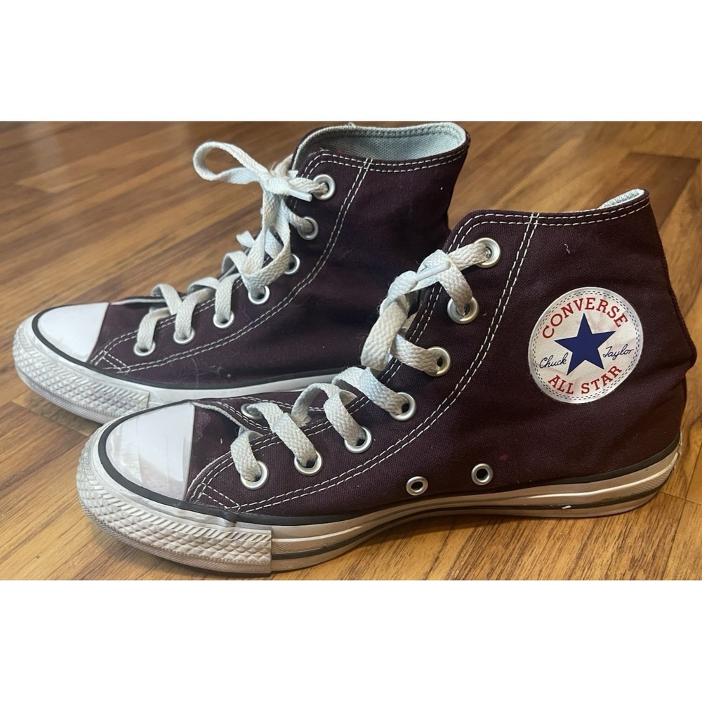 Converse Chuck Taylor All Star High Top Mens 5 Red Canvas Sneakers M9613